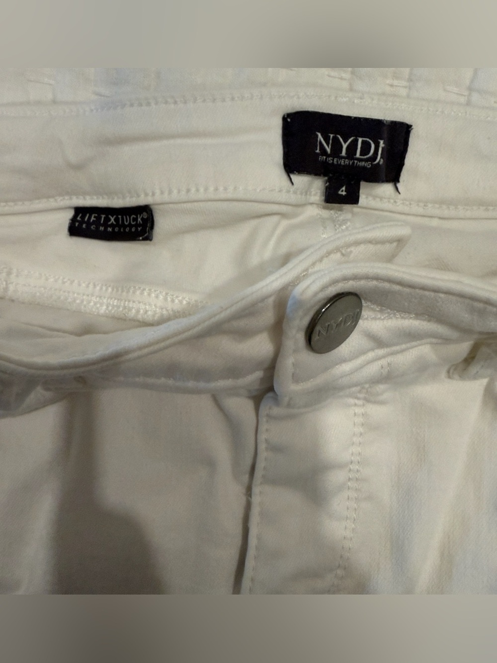NYDJ White Lift Tuck jeans - Clean White